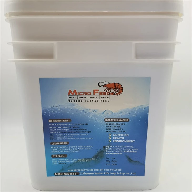 Dietas de micropartículas de microalimentação